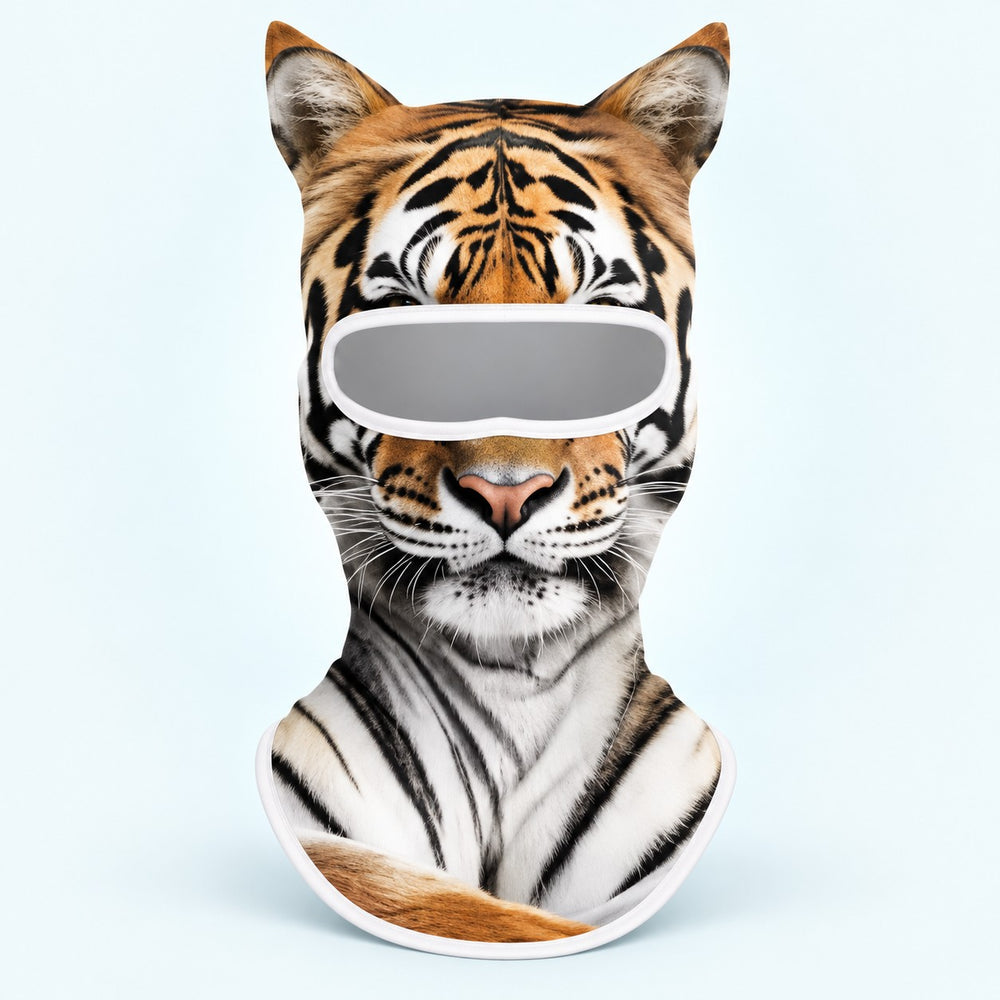 Bengal Tiger printed balaclava